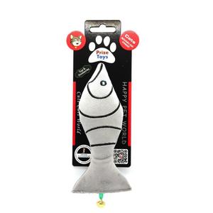 Gri Balık Model Catnip Kedi Oyuncağı Prize