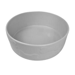 Gri Porselen Mama Kabı 23 CM