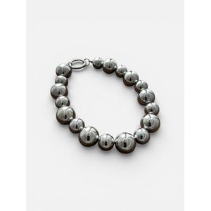 Gümüş Boncuk Kolye S Beden 35cm