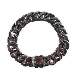 ahm Gümüş Metal Köpek Tasması 50 cm