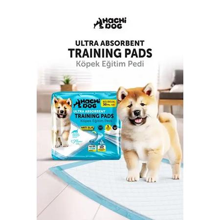 Hachi Dog Köpek Eğitim Çiş Pedi 60x90 Kaydırmaz Bantlı 30 lu