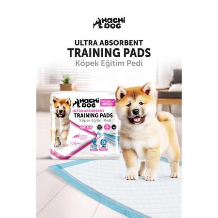 Hachi Dog Köpek Eğitim Çiş Pedi 60x90 Kaydırmaz Bantlı 30 lu