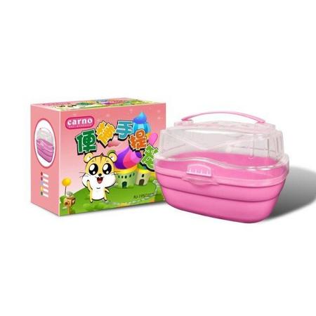 HAS- 515-RJ195 Carno Hamster Plastik Kafes Taşıma 23*16*15cm