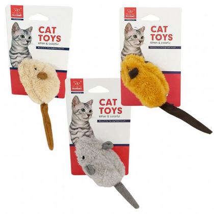 HAS- 520-6019 Nunbell Kedi Oyuncağı Tüylü Fare