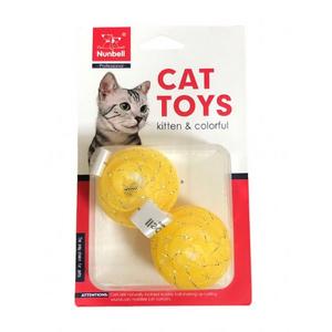 HAS- 520-6063 Nunbell Kedi Oyuncagı Simli Top 