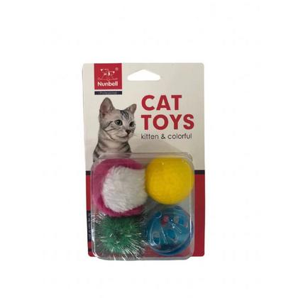 HAS- 520-6068 Nunbell Kedi Oyuncagı 4 Parça 