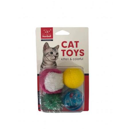 HAS- 520-6068 Nunbell Kedi Oyuncagı 4 Parça 