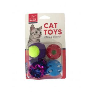 HAS- 520-6069  Nunbell Kedi Oyuncagı 4 Parça