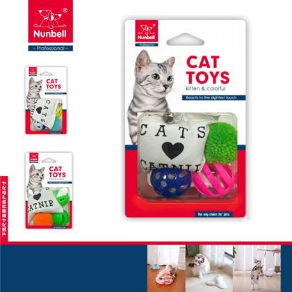 HAS- 520-6070  Nunbell Kedi Oyuncagı 4 Parça