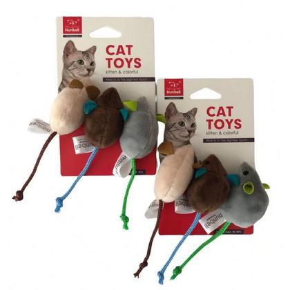 HAS- 520-6077 Nunbell Renkli Fare 3'lü 