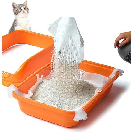 Magicat Kedi Kumu Temizleme Kokusuz Elekli Filtre (7'li L-XL)  