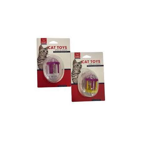 has-520-6066 Nunbell Kedi Oyuncagı Zilli Silindir