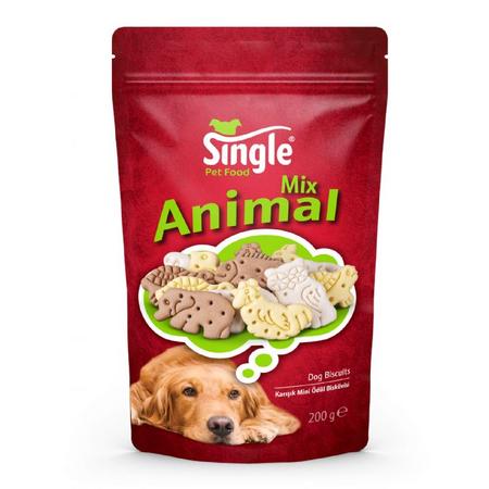 has-9912 Single Hayvan Figürlü Köpek Bisküvisi 200gr