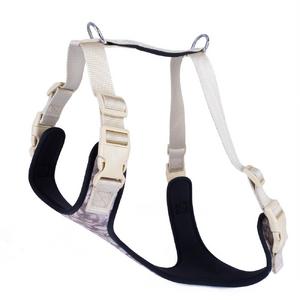 Havalı Dokumadan El Yapımı Köpek Göğüs Tasması L-2x55-65cm - Kamuflaj