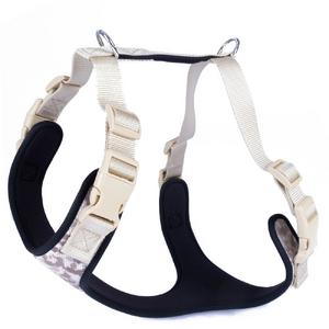 Havalı Dokumadan El Yapımı Köpek Göğüs Tasması XL-2x65-75cm - Kamuflaj