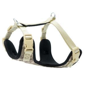 Havalı Dokumadan El Yapımı Köpek Göğüs Tasması XS-1,5x35-45cm - Kamufulaj