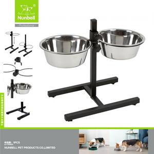 Ayaklı İkili Çelik Mama Kabı 24Cm has-8195