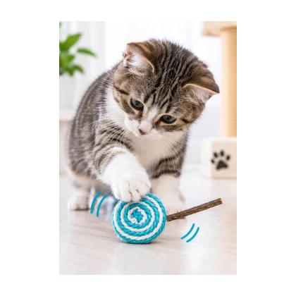 İp Sargılı Lolipop Kedi Oyuncak