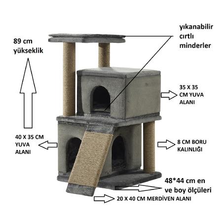 Kabon Kedi Tırmalama Bej