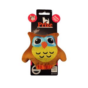 Kahverengi Baykuş Model Catnip Kedi Oyuncağı Prize,