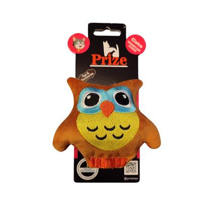 Kahverengi Baykuş Model Catnip Kedi Oyuncağı Prize,