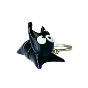 Kara Kedi Haraketli Anahtarlık ANT00021