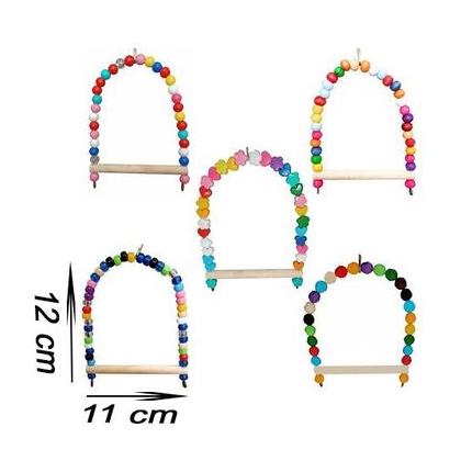 zioo karışık boncuklu ahşap salıncak 10'lu paket 1038 mlt