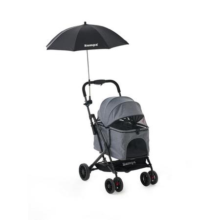 Kedi & Köpek Arabası Şemsiyesi, Siyah, 84x64x92 cm ZSU-B