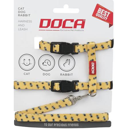 Kedi Göğüs Tasması Arı Desenli