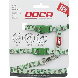 Kedi Göğüs Tasması Cactus Desenli 