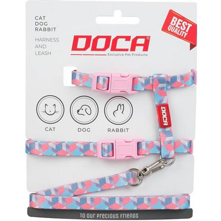 Kedi Göğüs Tasması Cube Desenli