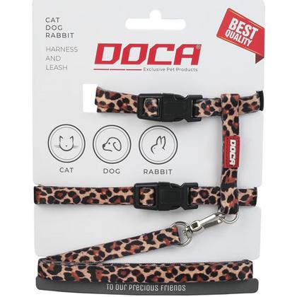 Kedi Göğüs Tasması Leopar Desenli