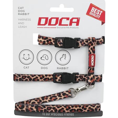 Kedi Göğüs Tasması Leopar Desenli