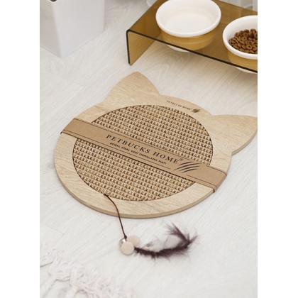 kedi kafa kedi tırmalama matı bej petbucks