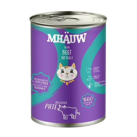 Kedi Konserve Biftekli Püre 400Gr
