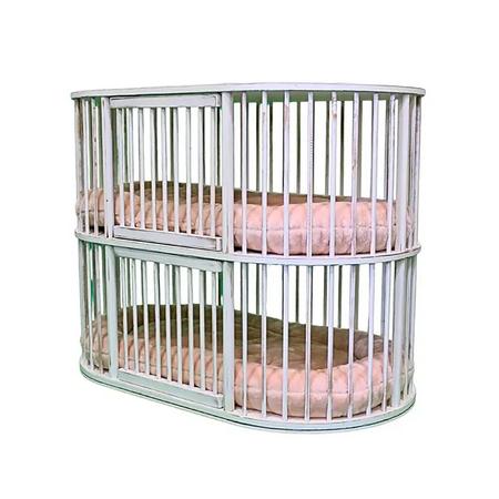 Kedi & Köpek Kafesi Eskitme Beyaz