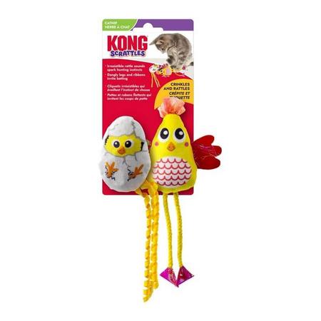 Kedi Peluş Scrattles Tavuk 2li