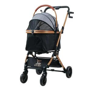 Kedi Ve Köpek Arabası Katlanabilir Pusetli Gri 803-2