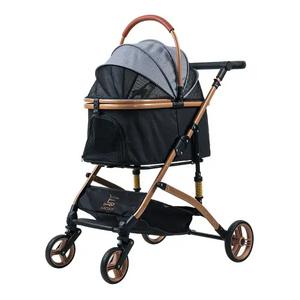 Kedi Ve Köpek Arabası Katlanabilir Pusetli Gri F1