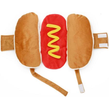 Kedi ve Köpekler İçin Hot Dog Peluş Kostüm L Beden-TF3090L