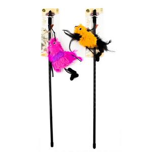 Kediler İçin Oyuncak Olta Kuş Figürlü BRSP-203575