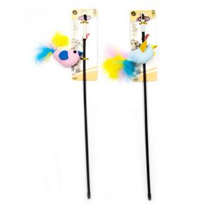 Kediler İçin Oyuncak Olta Zilli Tüylü Kuş BRSP-203604