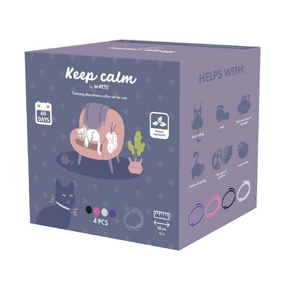Keep Calm Sakinleştirici Kedi Tasması 4'Lü Mix Color Brsp-20123399