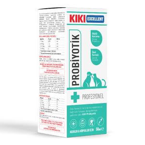 Kiki Excellent Kedi ve Köpek Probiyotik Sindirim Sistemi Düzenleyici Vitamin Takviyesi 50 ml-KCD101