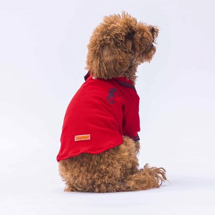 Kırmızı Marine Polo Yaka Tişört 2XL YPAW-24816