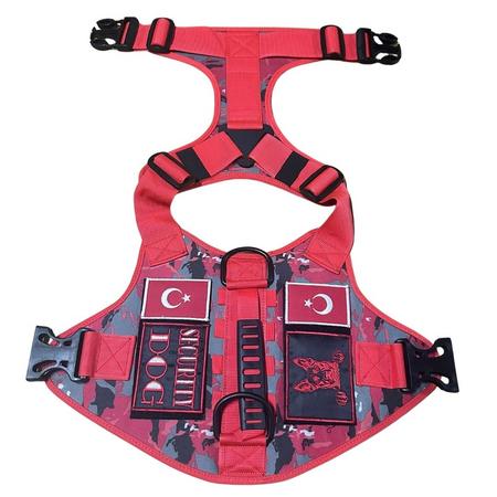 Kırmızı Renk Taktikal Yelek L Beden
