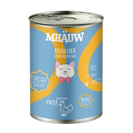 Kısır Kedi Konserve Tavuklu Püre 400Gr