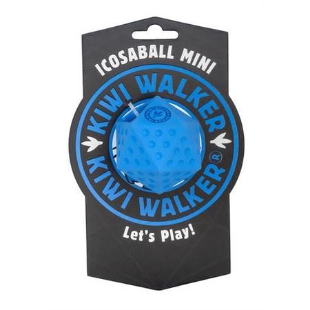 KİWİ RUB-857 Kiwi Walker Dayanıklı Yüzen Köpek Oyuncağı Icosaball Mini MAVİ