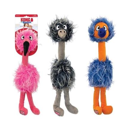 KONG Comfort Jumbo Bird Flamingo Şeklinde Peluş Köpek Oyuncağı XL adp-RJBXE