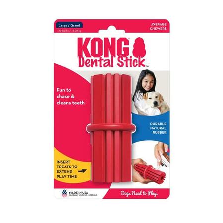 KONG Dental Stick Diş Temizliği Sağlayan Köpek Oyuncağı L adp-KD1E